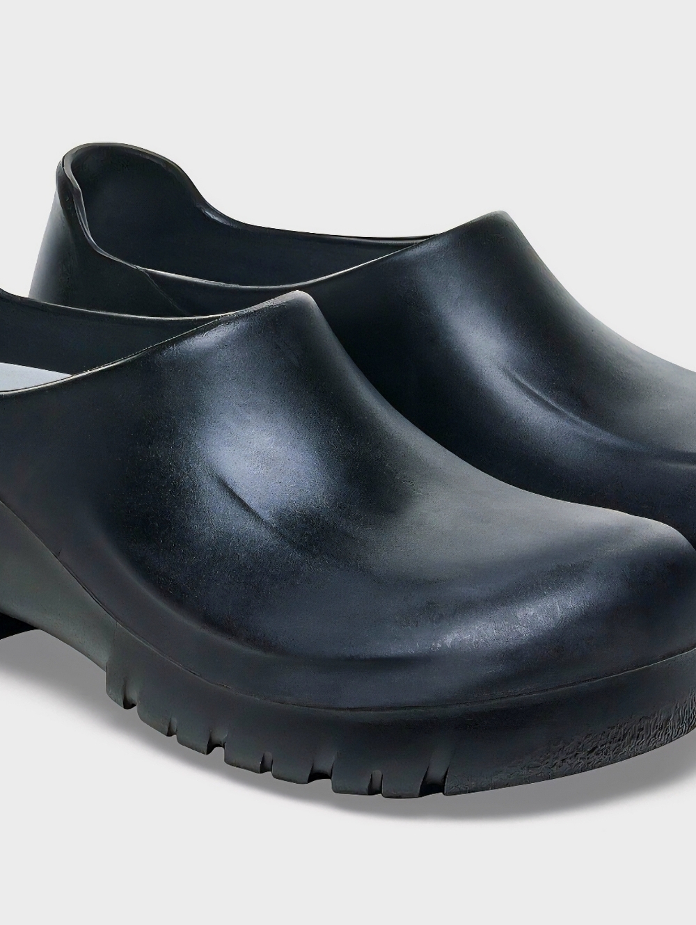 Birkenstock Black Slip-On Clog Regular Fit
